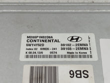 2011-2013 Hyundai Elantra PCM Engine Control Computer ECU ECM PCU OEM P/N:39102-2EMN2 39103-2EMN2 Fits Fits 2011 2012 2013 OEM Used Auto Parts