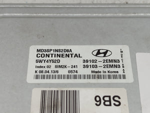 2011-2013 Hyundai Elantra PCM Engine Control Computer ECU ECM PCU OEM P/N:39102-2EMN2 39103-2EMN2 Fits Fits 2011 2012 2013 OEM Used Auto Parts