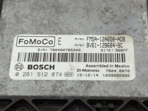 2013-2018 Ford Focus PCM Engine Control Computer ECU ECM PCU OEM P/N:DM5A-12A650-CA EMA-12A650-VA Fits OEM Used Auto Parts