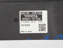 2011 Toyota Prius PCM Engine Control Computer ECU ECM PCU OEM P/N:89661-47390 89681-47211 Fits OEM Used Auto Parts