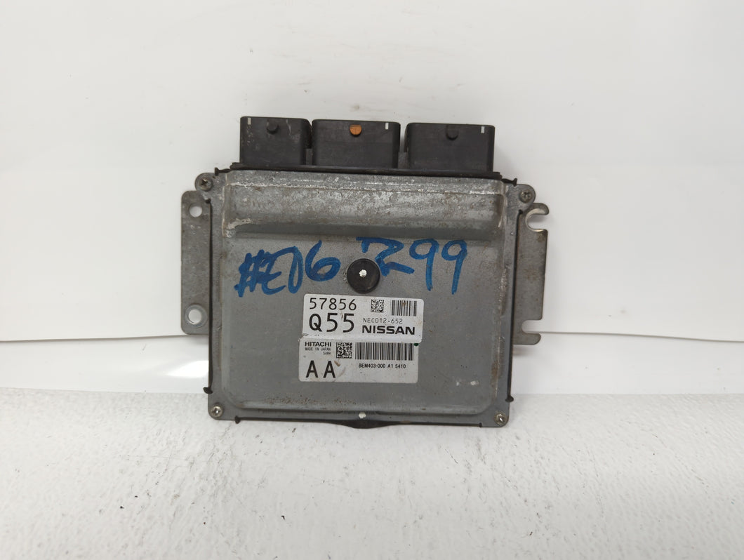 2015-2017 Nissan Rogue PCM Engine Control Computer ECU ECM PCU OEM P/N:BEM403-000 A1 NEC019-645 Fits Fits 2015 2016 2017 OEM Used Auto Parts