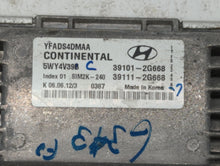 2011-2014 Hyundai Sonata PCM Engine Control Computer ECU ECM PCU OEM P/N:39111-2G669 39101-2G667 Fits Fits 2011 2012 2013 2014 OEM Used Auto Parts