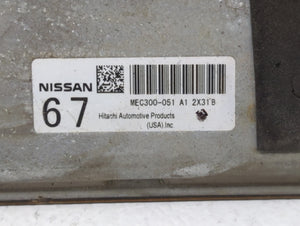 2013-2014 Nissan Altima PCM Engine Control Computer ECU ECM PCU OEM P/N:BEM400-300 A1 NEC012-036 Fits Fits 2013 2014 OEM Used Auto Parts