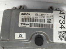 2012 Volvo S60 PCM Engine Control Computer ECU ECM PCU OEM P/N:0 261 209 108 31286086, 1343 0003 Fits OEM Used Auto Parts