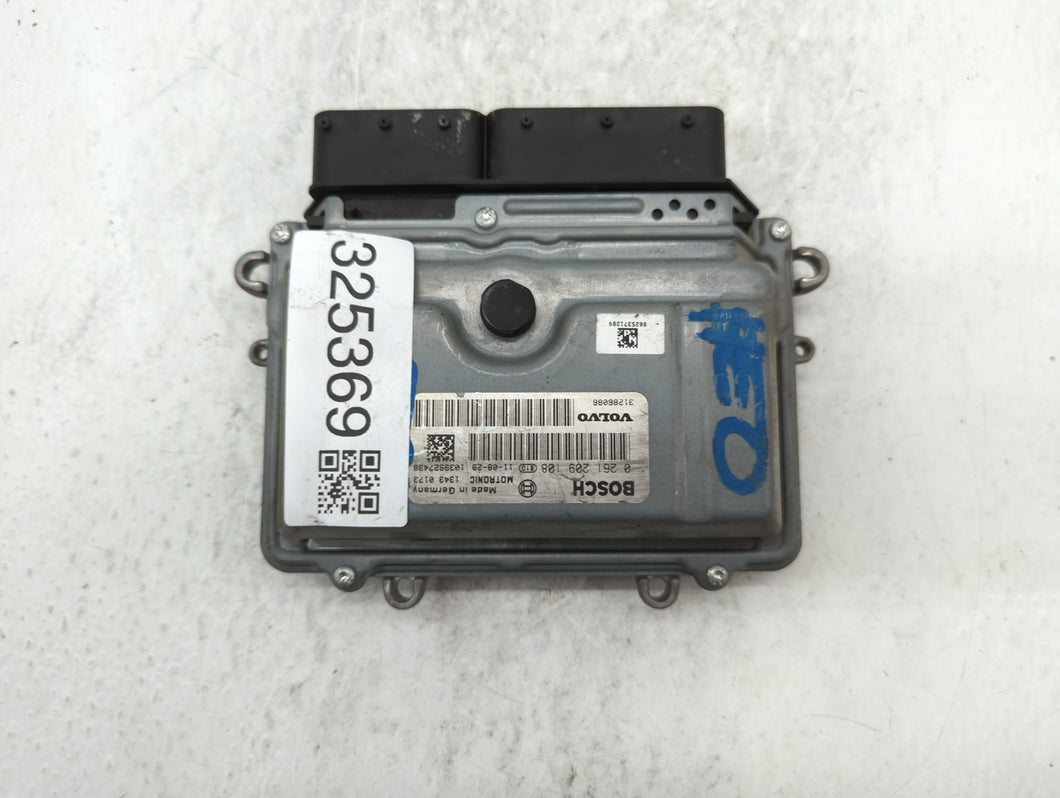 2012 Volvo S60 PCM Engine Control Computer ECU ECM PCU OEM P/N:0 261 209 108 31286086, 1343 0003 Fits OEM Used Auto Parts