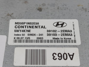 2011-2013 Hyundai Elantra PCM Engine Control Computer ECU ECM PCU OEM P/N:39102-2EMN2 39103-2EMN2 Fits Fits 2011 2012 2013 OEM Used Auto Parts