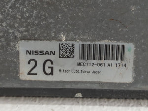 2011 Nissan Rogue PCM Engine Control Computer ECU ECM PCU OEM P/N:MEC112-061 A1 MEC112-061 D1, MEC112-060 A1, MEC112-060 D1 Fits OEM Used Auto Parts