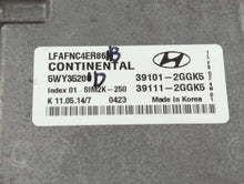 2015-2017 Hyundai Sonata PCM Engine Control Computer ECU ECM PCU OEM P/N:39101-2GGK9 39101-2GGK5 Fits Fits 2015 2016 2017 OEM Used Auto Parts