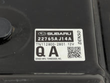 2016 Subaru Legacy PCM Engine Control Computer ECU ECM PCU OEM P/N:22765AJ14A Fits OEM Used Auto Parts