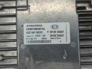 2016-2018 Kia Optima PCM Engine Control Computer ECU ECM PCU OEM P/N:39108-2GGD7 39138-2GGD7, 39138-2GGD5 Fits Fits 2016 2017 2018 OEM Used Auto Parts