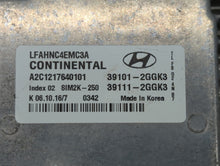 2015-2017 Hyundai Sonata PCM Engine Control Computer ECU ECM PCU OEM P/N:39101-2GGK0 39101-2GGL4 Fits Fits 2015 2016 2017 OEM Used Auto Parts