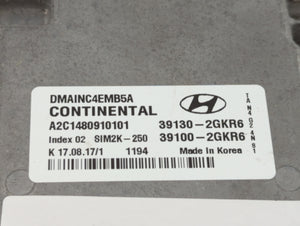 2018 Hyundai Santa Fe PCM Engine Control Computer ECU ECM PCU OEM P/N:39130-2GKR6 39100-2GKR6, 39130-2GKR5, 39100-2GKR5 Fits OEM Used Auto Parts