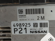 2019 Nissan Altima PCM Engine Control Computer ECU ECM PCU OEM P/N:NEC041-037 NEC050-691, BED509-300 A1, NEC041-056 Fits OEM Used Auto Parts