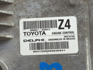 2016 Toyota Corolla PCM Engine Control Computer ECU ECM PCU OEM P/N:89661-0Z641 89661-0Z631, 89661-0Z630, 89661-0Z621 Fits OEM Used Auto Parts