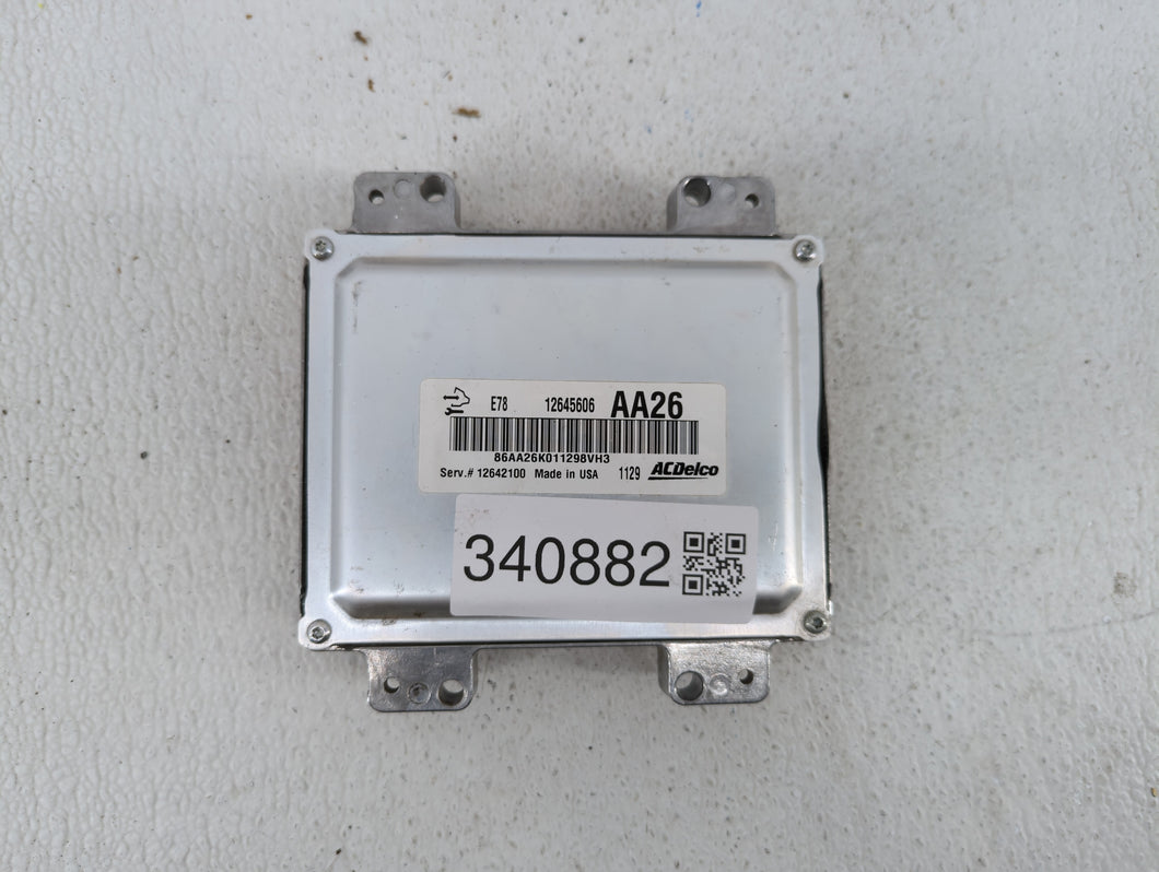 2011 Chevrolet Cruze PCM Engine Control Computer ECU ECM PCU OEM P/N:12616532 12640752, 12642100, 12645606, 12644081 Fits OEM Used Auto Parts