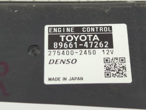 2010 Toyota Prius PCM Engine Control Computer ECU ECM PCU OEM P/N:89661-47262 89681-47081, 89661-47261 Fits OEM Used Auto Parts