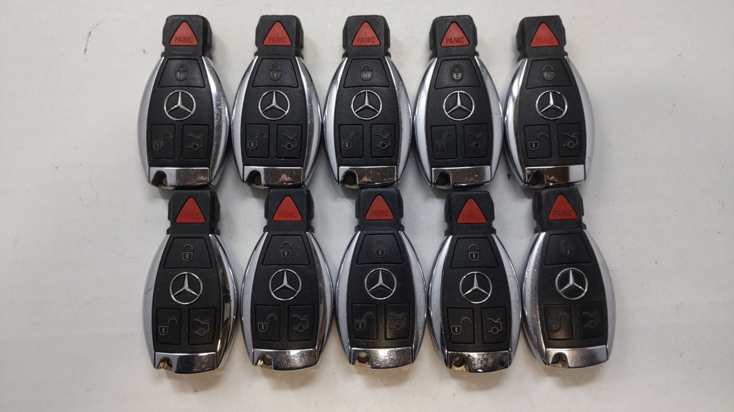 Lot of 10 Mercedes-Benz S550 Keyless Entry Remote Fob IYZDC11