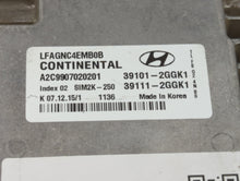 2015-2017 Hyundai Sonata PCM Engine Control Computer ECU ECM PCU OEM P/N:39101-2GGK0 39101-2GGL4 Fits Fits 2015 2016 2017 OEM Used Auto Parts