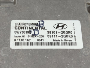 2015-2017 Hyundai Sonata PCM Engine Control Computer ECU ECM PCU OEM P/N:39101-2GGK0 39101-2GGL4 Fits Fits 2015 2016 2017 OEM Used Auto Parts