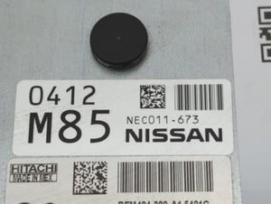 2013-2015 Nissan Sentra PCM Engine Control Computer ECU ECM PCU OEM P/N:BEM429-300 NEC061-606, NEC007-681 Fits Fits 2013 2014 2015 OEM Used Auto Parts