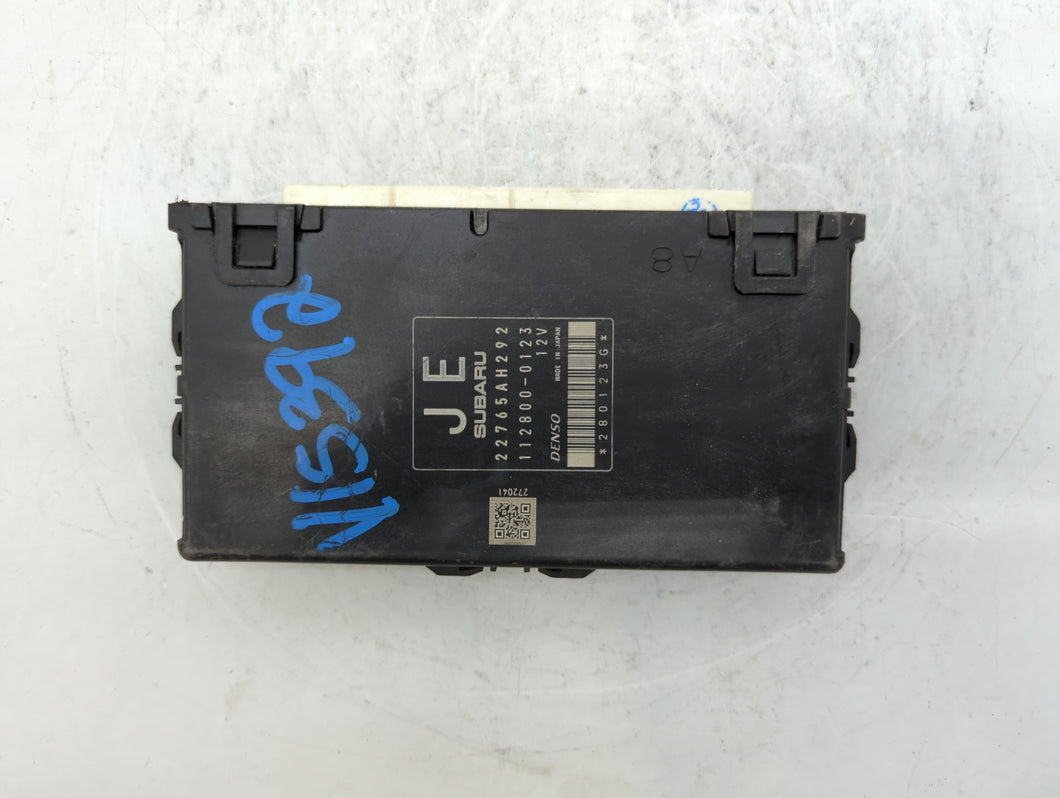 2016 Subaru Forester PCM Engine Control Computer ECU ECM PCU OEM P/N:22765AH292 22765AH291 Fits OEM Used Auto Parts