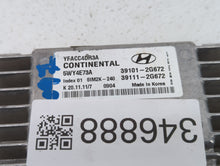 2011-2014 Hyundai Sonata PCM Engine Control Computer ECU ECM PCU OEM P/N:39111-2G674 39101-2G672 Fits Fits 2011 2012 2013 2014 OEM Used Auto Parts