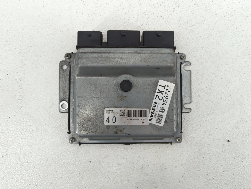 2016-2017 Nissan Maxima PCM Engine Control Computer ECU ECM PCU OEM P/N:NEC006-659 NEC029-061, NEC012-602 Fits Fits 2015 2016 2017 OEM Used Auto Parts