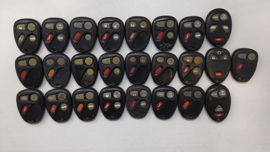 Lot of 25 Chevrolet Keyless Entry Remote Fob KOBUT1BT | N5F250738 | - Oemusedautoparts1.com 