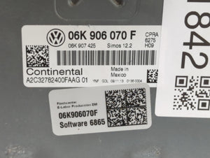 2014 Volkswagen Jetta PCM Engine Control Computer ECU ECM PCU OEM P/N:06K 906 070 C 06K 907 425, 06K 906 070 F Fits OEM Used Auto Parts