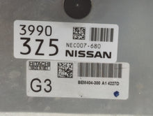 2013-2015 Nissan Sentra PCM Engine Control Computer ECU ECM PCU OEM P/N:NEC010-014 NEC004-633, BEM429-300 Fits Fits 2013 2014 2015 OEM Used Auto Parts