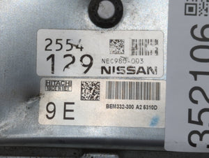 2014-2018 Nissan Versa PCM Engine Control Computer ECU ECM PCU OEM P/N:NEC980-086 NEC000-889 Fits Fits 2014 2015 2016 2017 2018 OEM Used Auto Parts