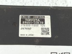 2008-2009 Lexus Es350 PCM Engine Control Computer ECU ECM PCU OEM P/N:89661-33E71 89661-33E70 Fits Fits 2008 2009 OEM Used Auto Parts