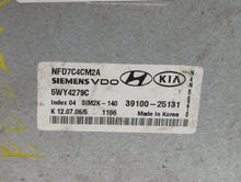 2006-2008 Hyundai Sonata PCM Engine Control Computer ECU ECM PCU OEM P/N:39100-25131 39100-25135 Fits Fits 2006 2007 2008 OEM Used Auto Parts