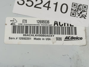 2017-2018 Chevrolet Trax PCM Engine Control Computer ECU ECM PCU OEM P/N:12697793 12706635, 12679097 Fits Fits 2017 2018 2019 OEM Used Auto Parts