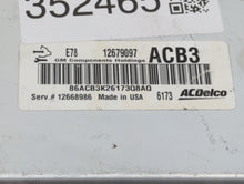 2017-2019 Buick Encore PCM Engine Control Computer ECU ECM PCU OEM P/N:12697793 12706635, 12679097 Fits Fits 2017 2018 2019 OEM Used Auto Parts