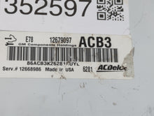 2017-2019 Buick Encore PCM Engine Control Computer ECU ECM PCU OEM P/N:12697793 12706635, 12679097 Fits Fits 2017 2018 2019 OEM Used Auto Parts