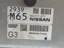 2013-2015 Nissan Sentra PCM Engine Control Computer ECU ECM PCU OEM P/N:NEC010-014 NEC004-633, BEM429-300 Fits Fits 2013 2014 2015 OEM Used Auto Parts