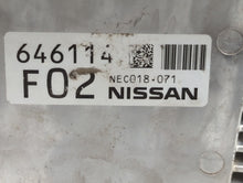 2017 Infiniti Qx60 PCM Engine Control Computer ECU ECM PCU OEM P/N:NEC018-071 NEC030-030, NEC020-044 Fits OEM Used Auto Parts