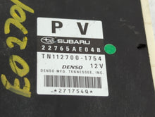 2013-2014 Subaru Legacy PCM Engine Control Computer ECU ECM PCU OEM P/N:22765AE04B 22765AE06E, 22765AE06A Fits Fits 2013 2014 OEM Used Auto Parts