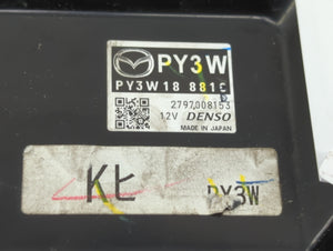 2014 Mazda Cx-5 PCM Engine Control Computer ECU ECM PCU OEM P/N:PY3W 18 881C PY2V 18 881F, PY3W 18 881G, PY3X 18 881G Fits OEM Used Auto Parts