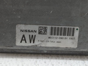 2012 Nissan Rogue PCM Engine Control Computer ECU ECM PCU OEM P/N:NEC000-642 MEC112-110 D1, MEC112-090 D1, NEC000-640 Fits OEM Used Auto Parts