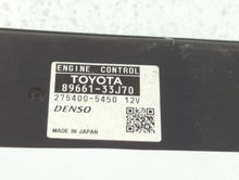 2011 Lexus Es350 PCM Engine Control Computer ECU ECM PCU OEM P/N:89661-33J70 Fits OEM Used Auto Parts