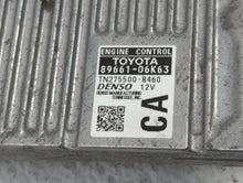 2012-2014 Toyota Camry PCM Engine Control Computer ECU ECM PCU OEM P/N:89661-06K63 89661-06K84 Fits Fits 2012 2013 2014 OEM Used Auto Parts