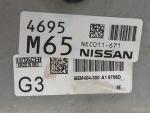 2013-2015 Nissan Sentra PCM Engine Control Computer ECU ECM PCU OEM P/N:NEC011-671 NEC010-014, NEC004-633 Fits Fits 2013 2014 2015 OEM Used Auto Parts