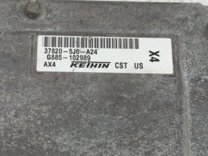 2016 Acura Mdx PCM Engine Control Computer ECU ECM PCU OEM P/N:37820-5J6-A25 37820-5J6-A26, 37820-5J6-A46, 37820-5J6-A24 Fits OEM Used Auto Parts