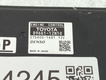 2011-2012 Scion Xb PCM Engine Control Computer ECU ECM PCU OEM P/N:89661-12N11 89661-12N10 Fits Fits 2011 2012 OEM Used Auto Parts