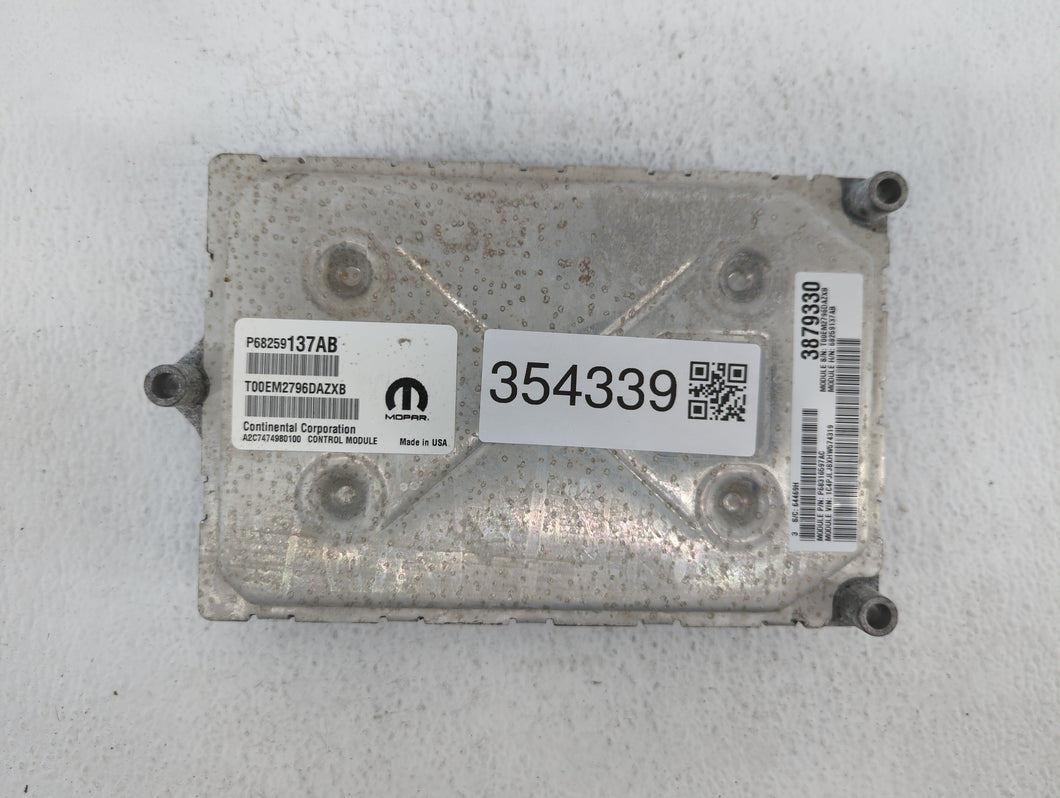 2018 Jeep Cherokee PCM Engine Control Computer ECU ECM PCU OEM P/N:P68350874AC P68259137AB, P68350870AC Fits OEM Used Auto Parts