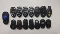 Lot of 15 Aftermarket Mixed Models Keyless Entry Remote Fob MIXED FCC IDS - Oemusedautoparts1.com