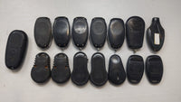 Lot of 15 Aftermarket Mixed Models Keyless Entry Remote Fob MIXED FCC IDS - Oemusedautoparts1.com