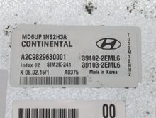 2014-2016 Hyundai Elantra PCM Engine Control Computer ECU ECM PCU OEM P/N:39103-2EML5 39102-2EML5 Fits Fits 2014 2015 2016 OEM Used Auto Parts